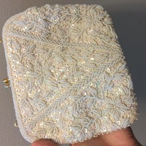 Vintage Beaded Clutch Handbag